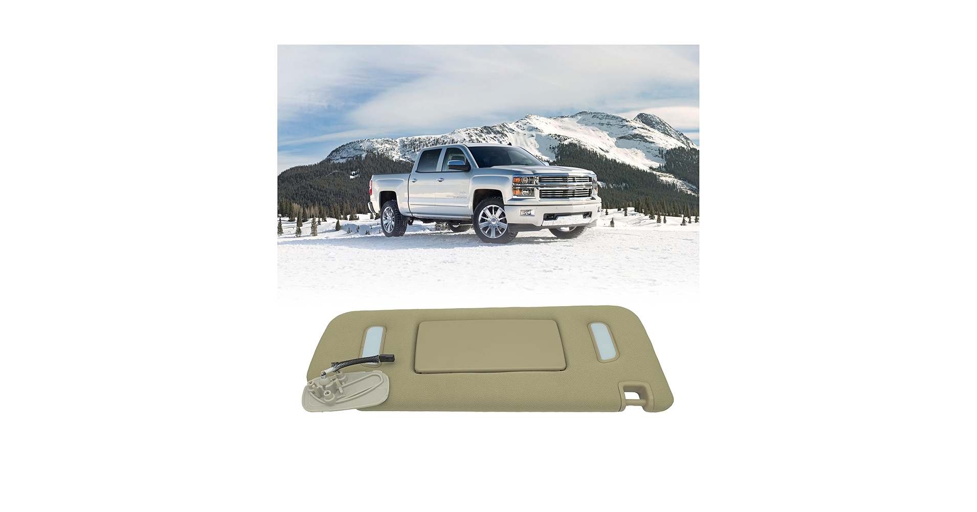 Sunページ Amazon.com: NOVAPARTS Left Driver Side Sun Visor 22850306